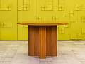Офисный стол для переговоров CANNES Goodfurniture 1200x1200x760 МДФ Орех Италия_СГКХК-070524