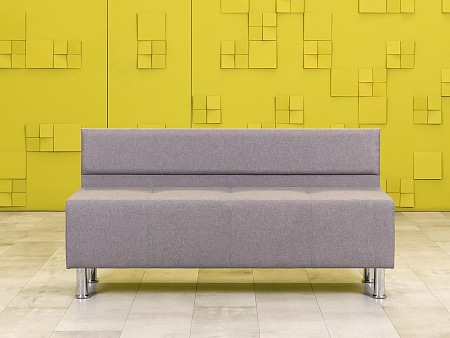 Офисный диван Ткань Серый Россия  ДНКС1-27115