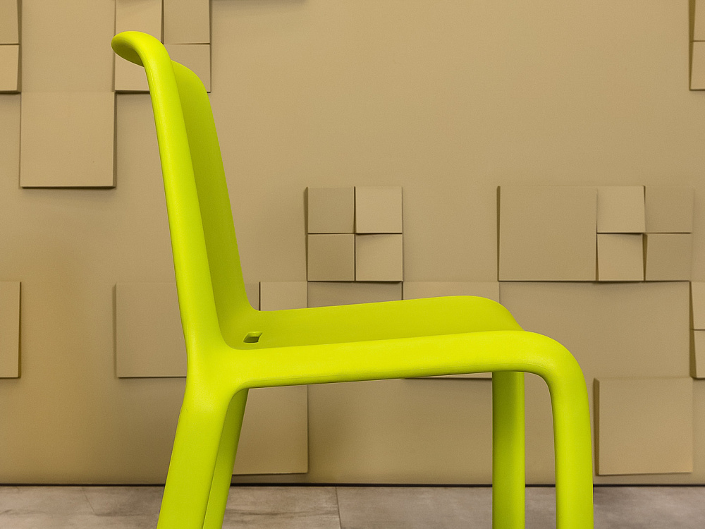 Офисный стул  Snow Pedrali Пластик Зелёный Италия  УНПЗ1-04026