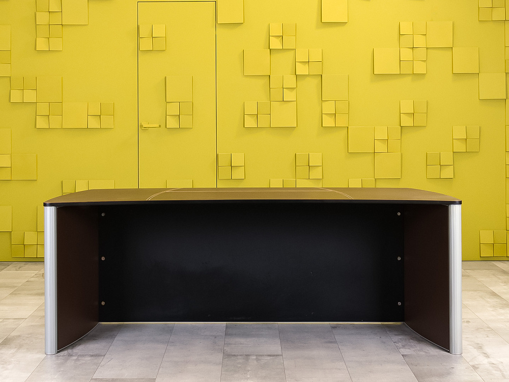 Стол для руководителя ENRICO PELLIZZONI 2000x1000 Кожа Коричневый Италия_СРЭК-210224