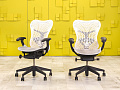 Офисное кресло руководителя на колесах Mirra 2 Herman Miller Сетка Серый США_КРТС-150924