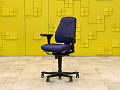 Офисное кресло для персонала на колесах  Kinnarps Ткань Синий Швеция  КПТН-03025