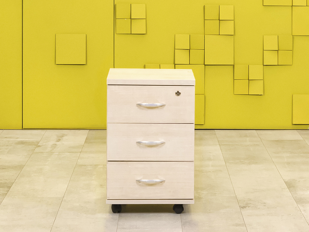 Офисная тумба выкатная ЛДСП Клен  ТВ3ЯВ-26036