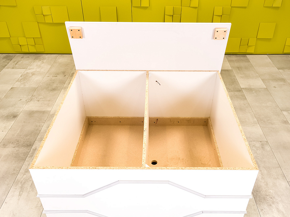 Журнальный столик 1100x1100x620 ЛДСП Белый Россия_СЖПБ-011024