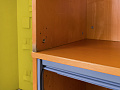 Шкаф для документов офисный IKEA ЛДСП Синий Швеция  ШДКН2-20025