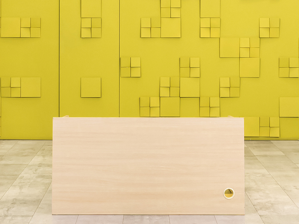 Офисный стол прямой ЛДСП Клен  СППВ-30036