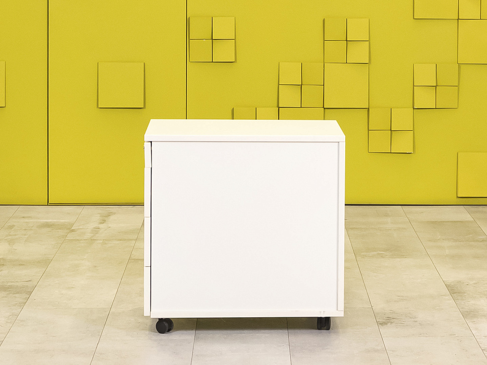 Офисная тумба выкатная  ЛДСП Белый Импорт  ТВ4ЯБ-12026