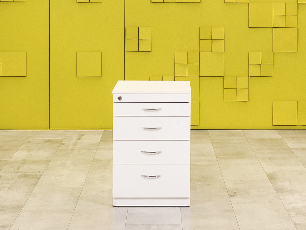 Офисная тумба выкатная  ЛДСП Белый Россия  ТВ4ЯБ-26026