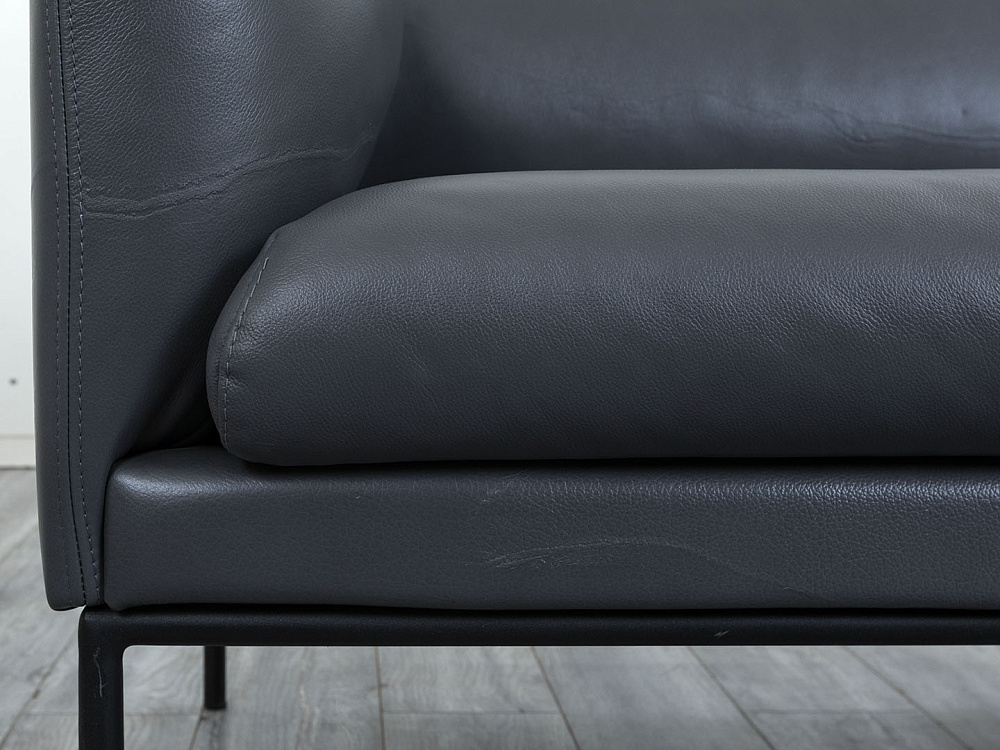 Офисный диван Liro Кожа Серый Montana Ferro  (ДНКС-20114)