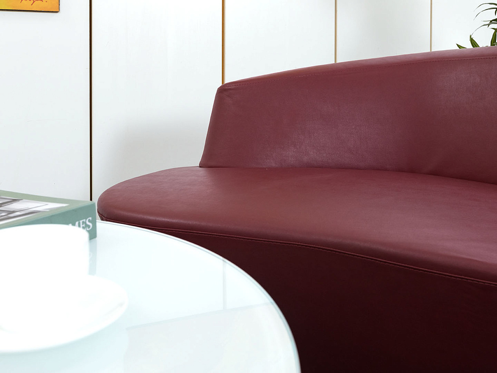 Офисный диван Tacchini Кожа Красный Polar Sofa  (ДНКК-21042)