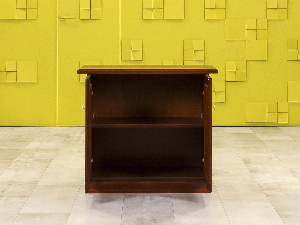 Тумба в кабинет руководителя под оргтехнику 850х430х750 Шпон Вишня Без ящиков Польша_ТО2ДШ-131023