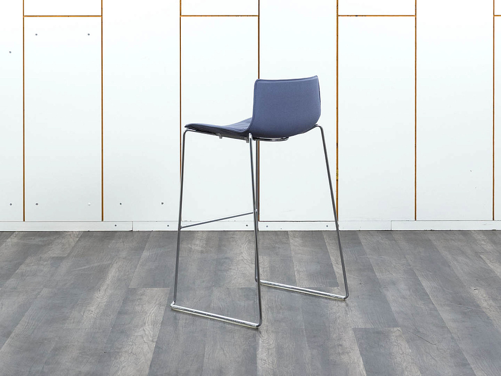 Барный стул Arper  Ткань Синий   (УНТН-01023)