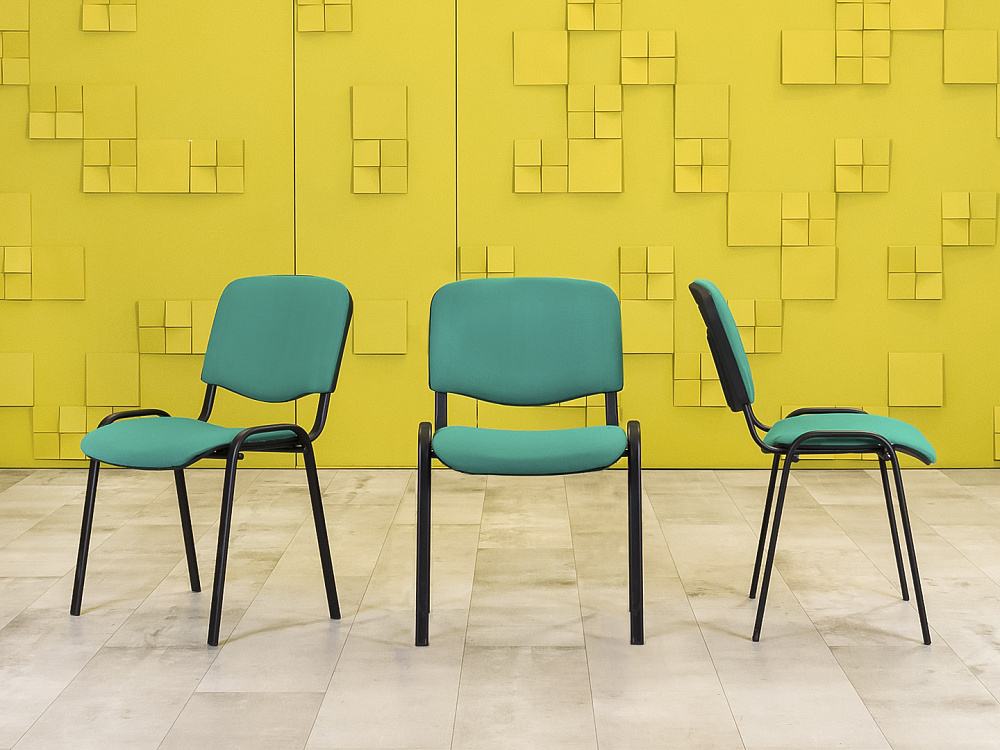 Офисный стул на ножках Изо Ткань Зелёный Россия ИзоЗ(н)