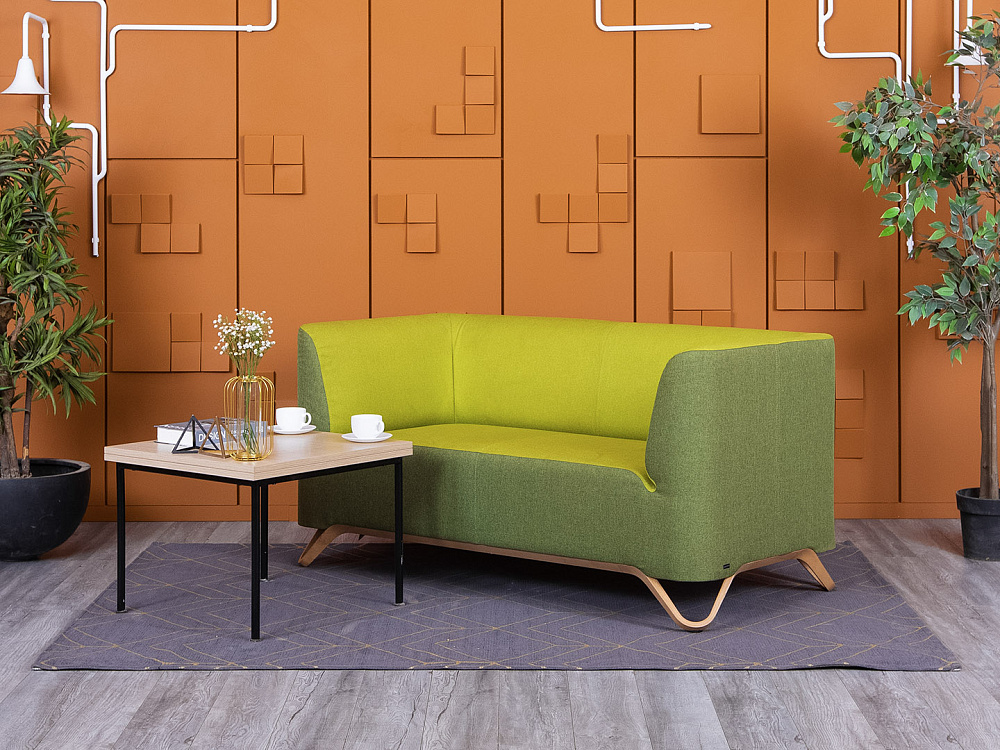 Офисный диван Profim Ткань Зеленый Softbox 21  (ДНТЗ-06035)