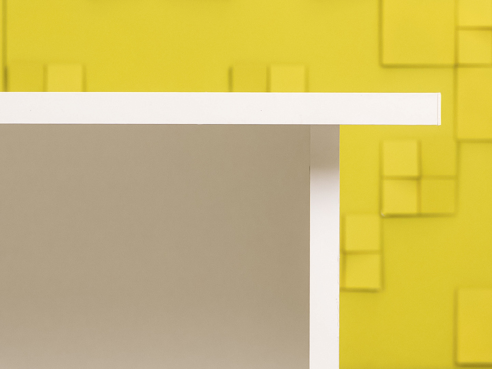 Офисный стол прямой ЛДСП Белый  СППБ-30036