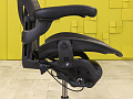 Офисное кресло руководителя на колесах Aeron B Herman Miller Сетка Серый США  КРТС-17035
