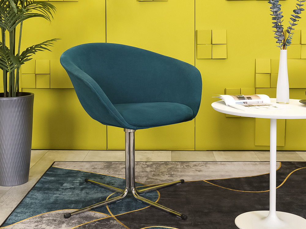 Мягкое кресло ARPER Ткань Синий Италия  КНТН-30016