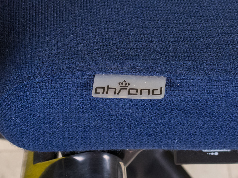 Офисное кресло для персонала на колесах AHREND Ткань Синий; Чёрный Нидерланды_КПТН-200922