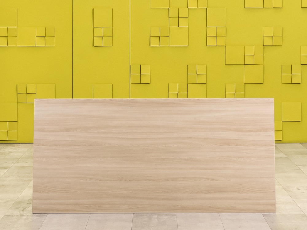 Офисный стол прямой ЛДСП Зебрано  СППЗ1-03046