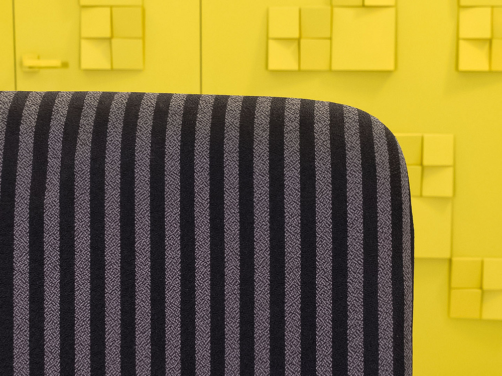 Офисное кресло для персонала на колесах Ткань Серый Россия_КПТС1-250324