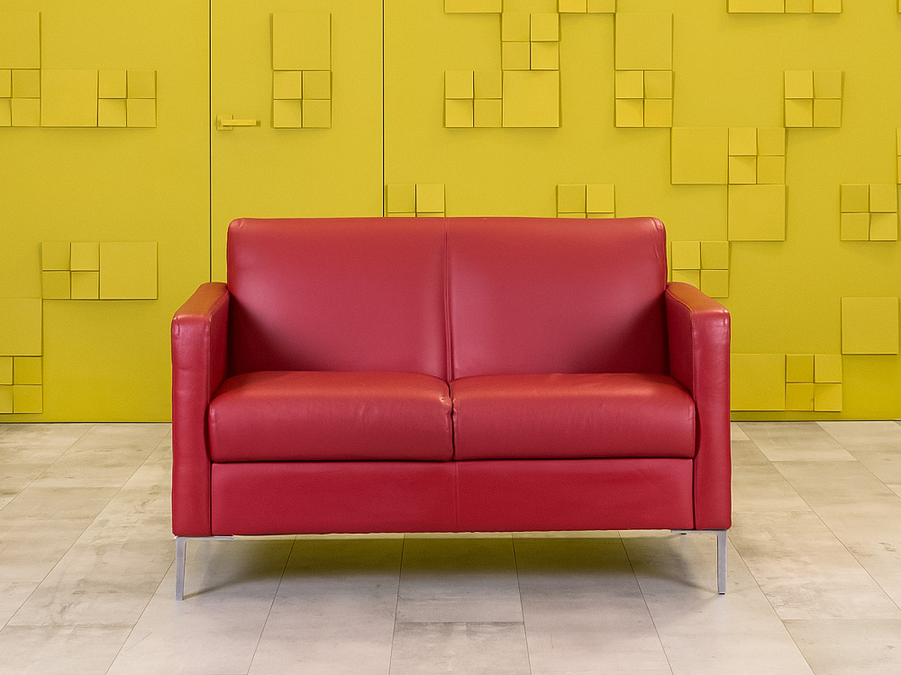 Офисный диван Herman Miller 1280x780 Кожа Красный США_ДНКК-270324