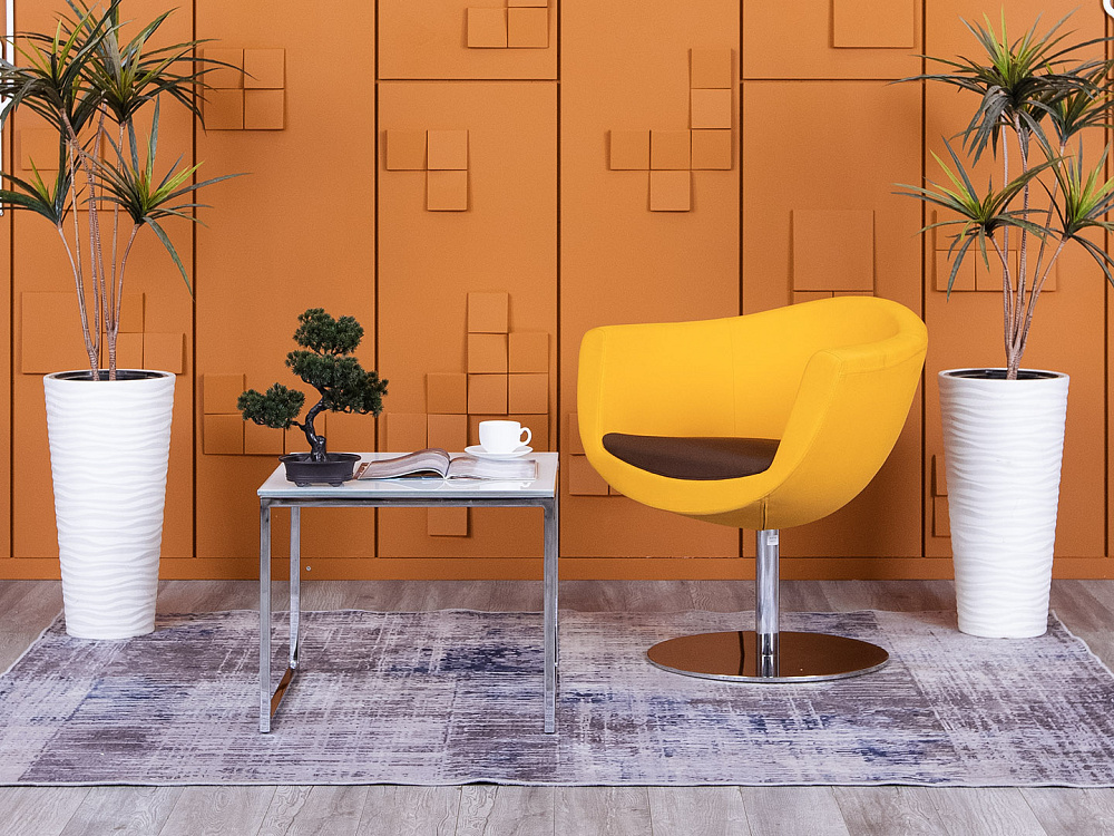 Мягкое кресло Profim Ткань Желтый Sorriso  (КНТЖ-06035)