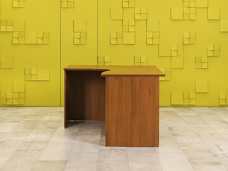 Офисный стол угловой  ЛДСП Орех  СПУХ-01125