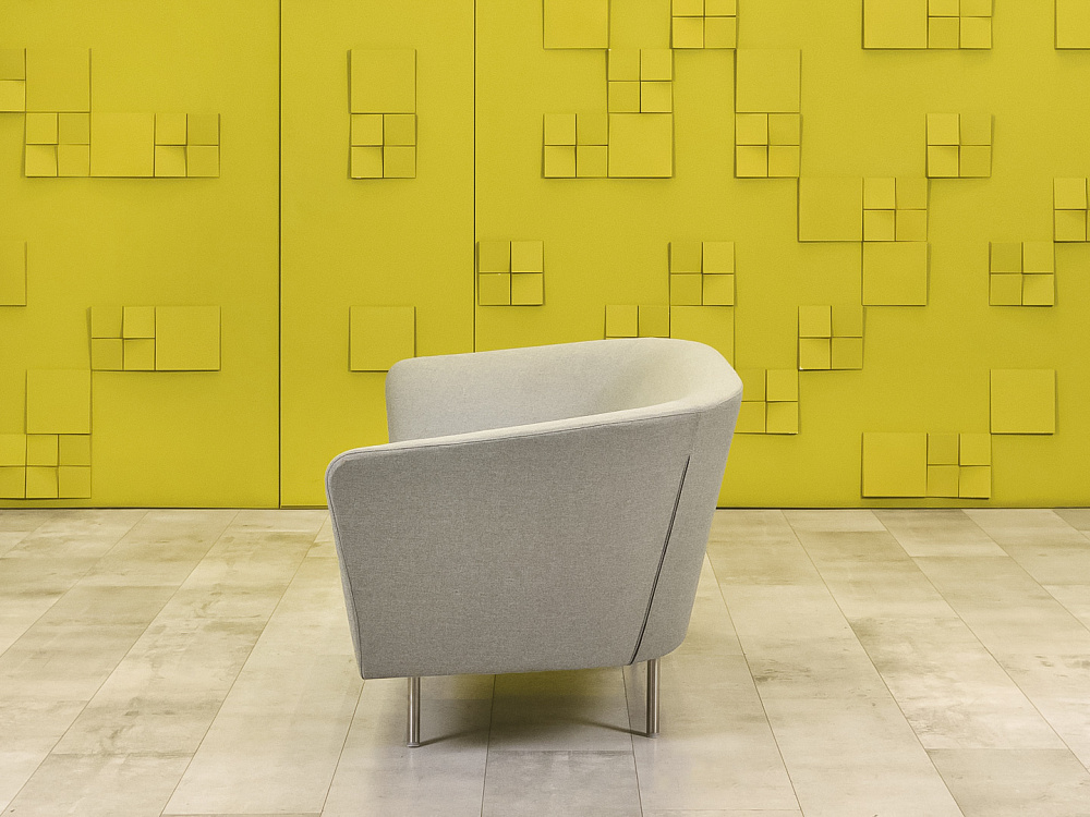 Офисный диван Loop ARPER Ткань Серый Италия  ДНТС-30016