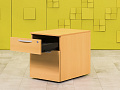 Офисная тумба выкатная Steelcase 420x590x520 ЛДСП Бук 2 ящика Импорт_ТВ2ЯВ2-260923
