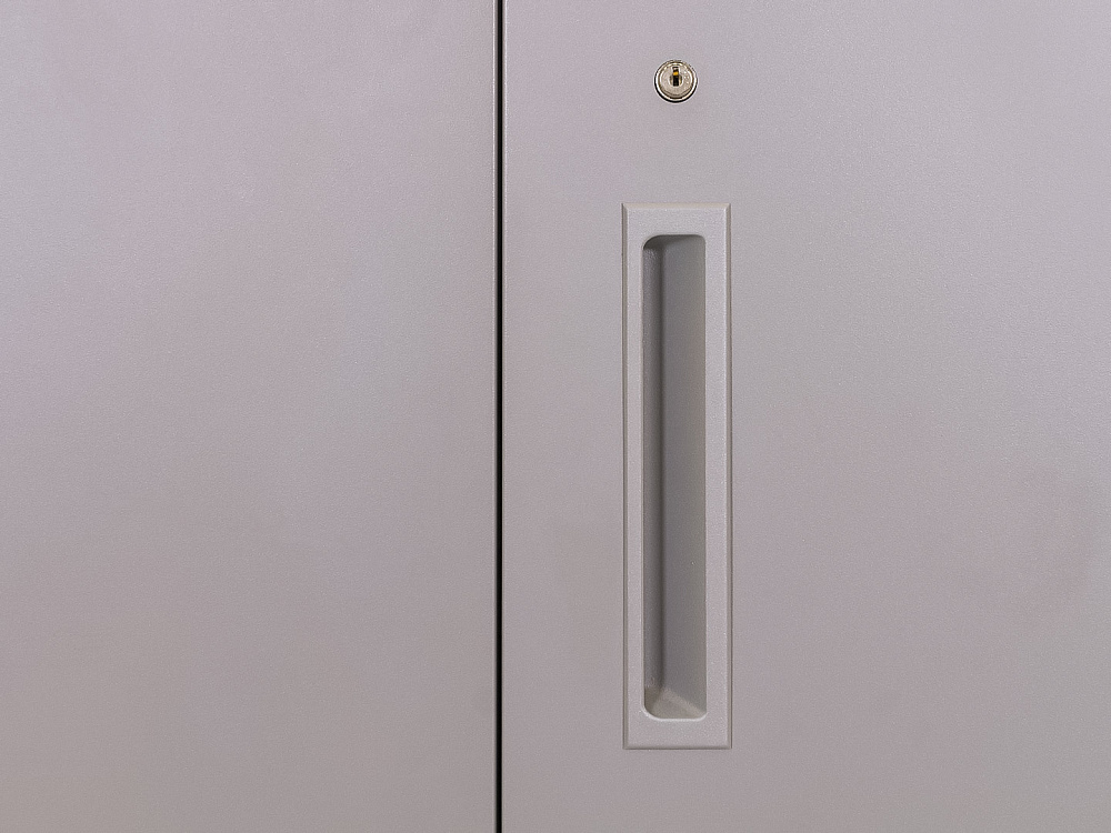 Шкаф для документов металлический   KNOLL Металл Серый США  ШД2ДМ-12095