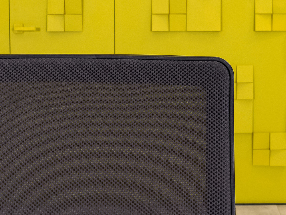 Офисное кресло для персонала на колесах Sitland Ткань Чёрный; Серый Италия_КПТЧ-140824