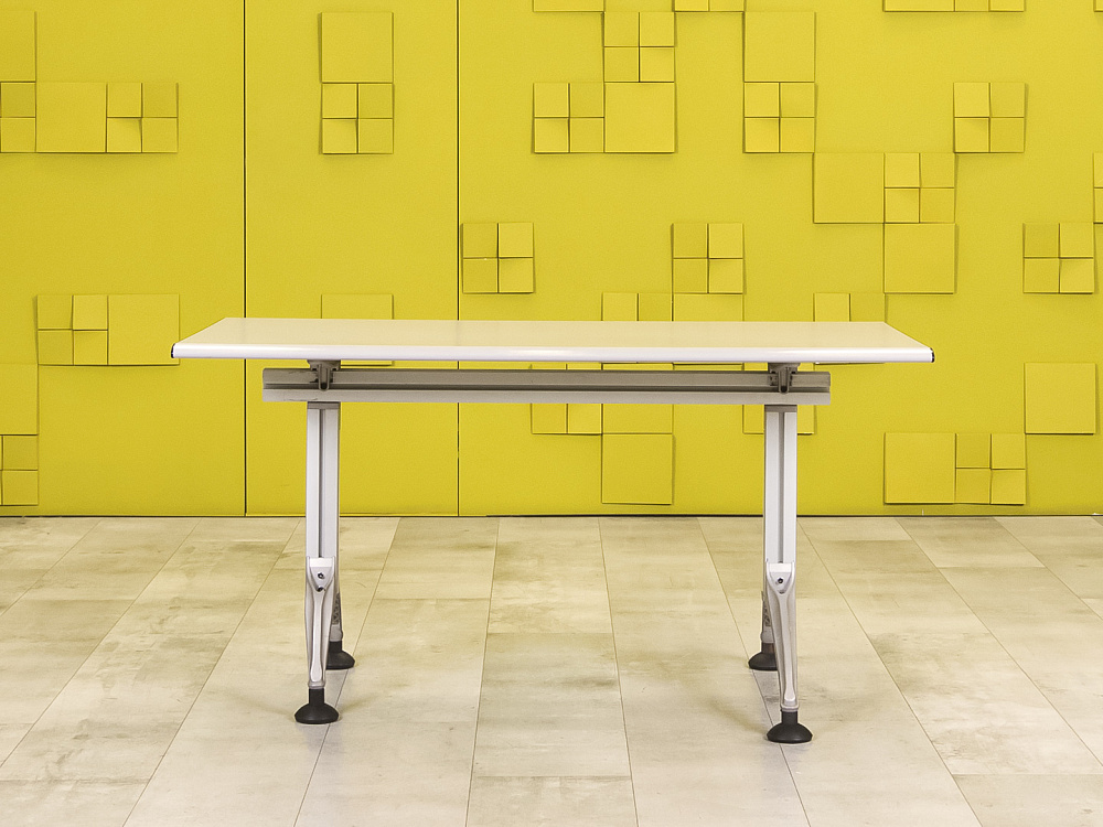 Офисный стол прямой FREZZA ЛДСП Серый Импорт  СППС1-04125