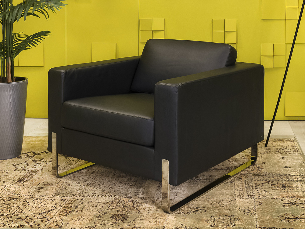 Мягкое кресло MyTurn Sofa 10 Profim Экокожа Чёрный Польша  КНКЧ-26025