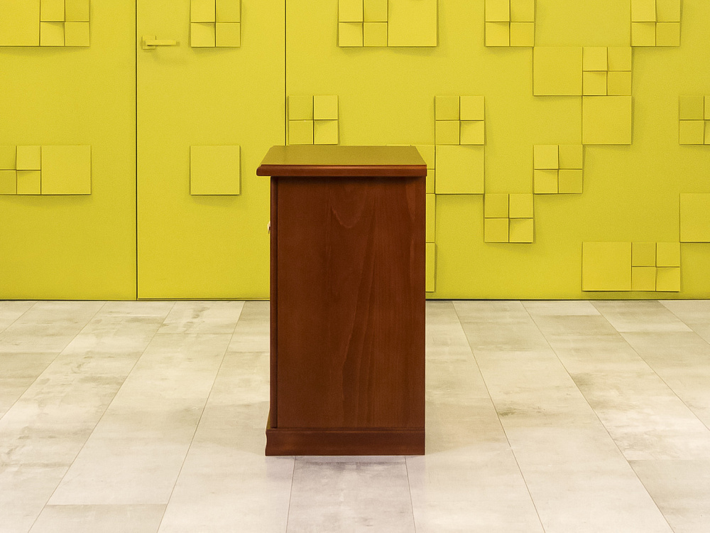 Тумба в кабинет руководителя под оргтехнику 850х430х750 Шпон Вишня Без ящиков Польша_ТО2ДШ-131023