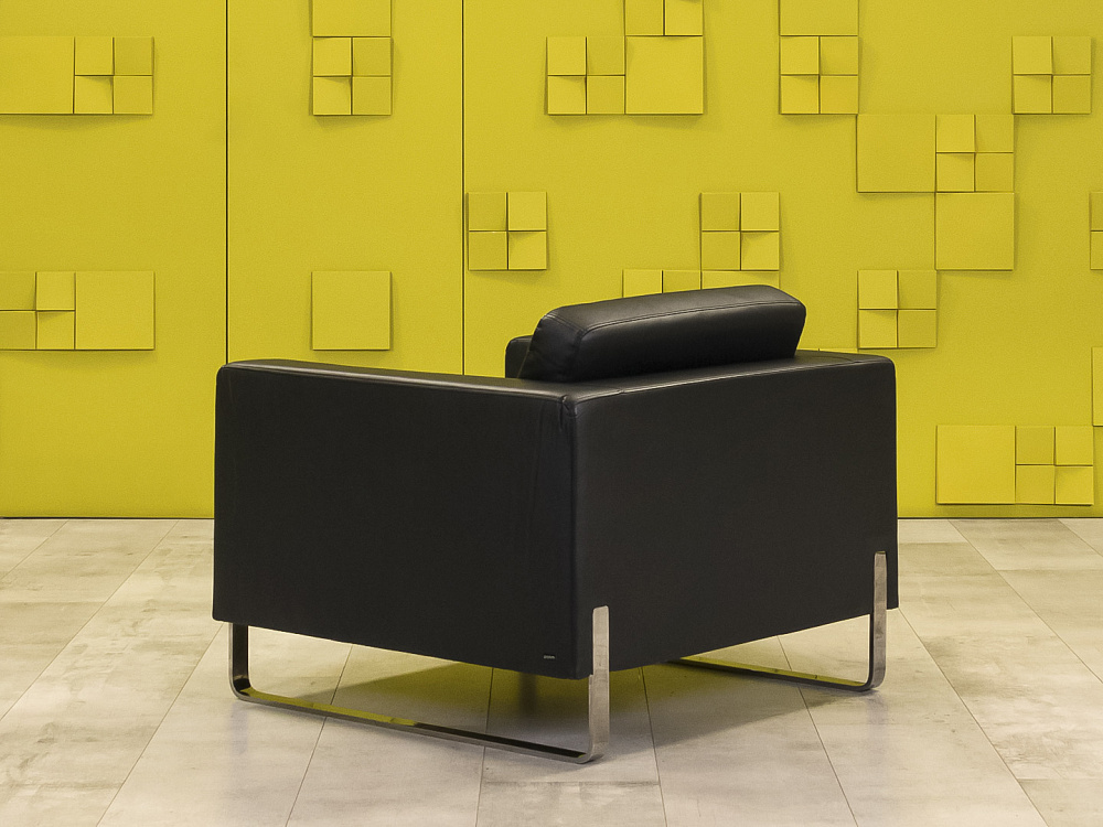 Мягкое кресло MyTurn Sofa 10 Profim Экокожа Чёрный Польша  КНКЧ-26025