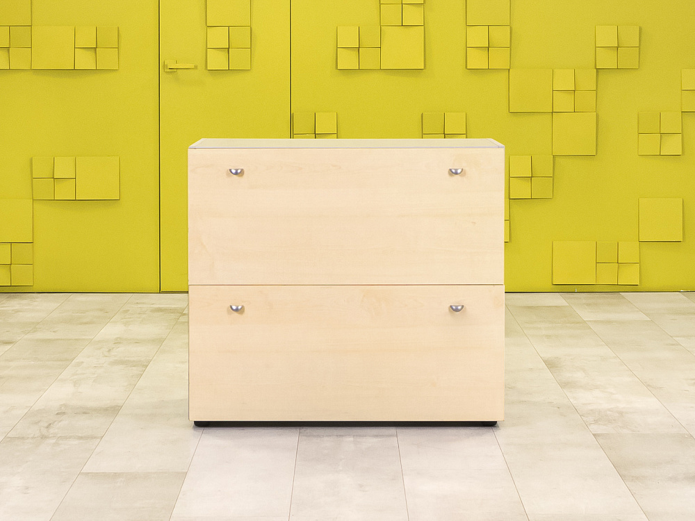 Офисная тумба для оргтехники 920x480x830 ЛДСП Клен Выдвижные ящики Россия_ТО2ЯВ-130923