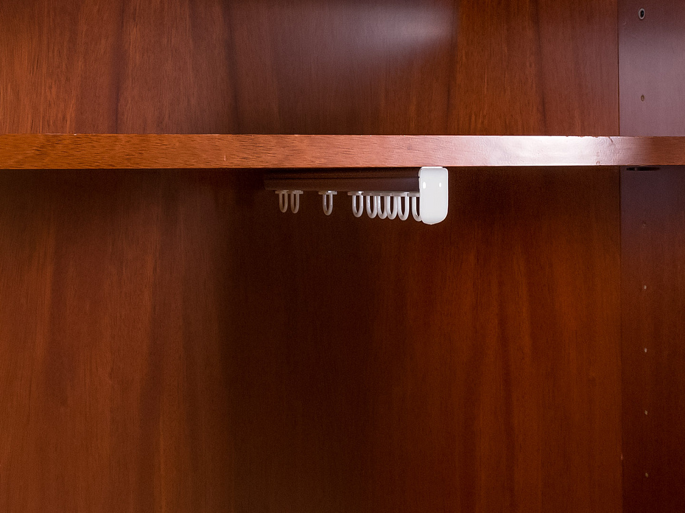 Шкаф для одежды Flute ORA 800x470x1700 Закрытый Шпон Орех Италия_ШГ2ДХ-170524