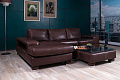 Комплект мягкой мебели  GAMMA ARREDAMENTI 2560x1700 Кожа Коричневый Италия_ДНКК-220423