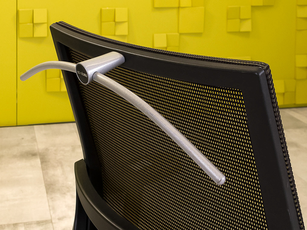 Офисное кресло руководителя на колесах Comforto HAWORTH Ткань Чёрный США_КРТЧ-091223