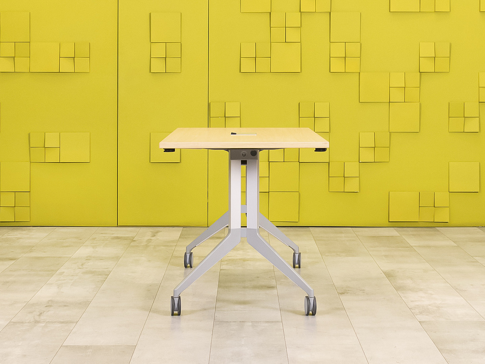 Офисный стол прямой HAWORTH ЛДСП Зебрано Германия  СППЗ-29105