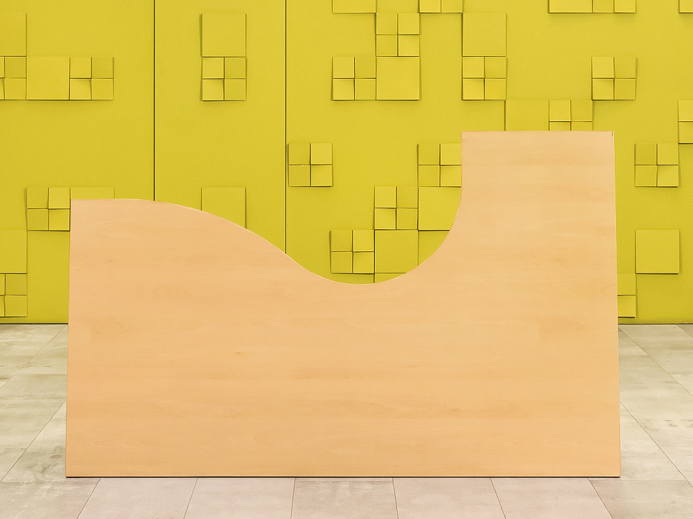 Офисный стол угловой   ЛДСП Бук Россия  СПУВ-15046