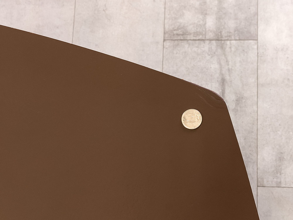 Стол для руководителя ENRICO PELLIZZONI 2000x1000 Кожа Коричневый Италия_СРЭК-210224