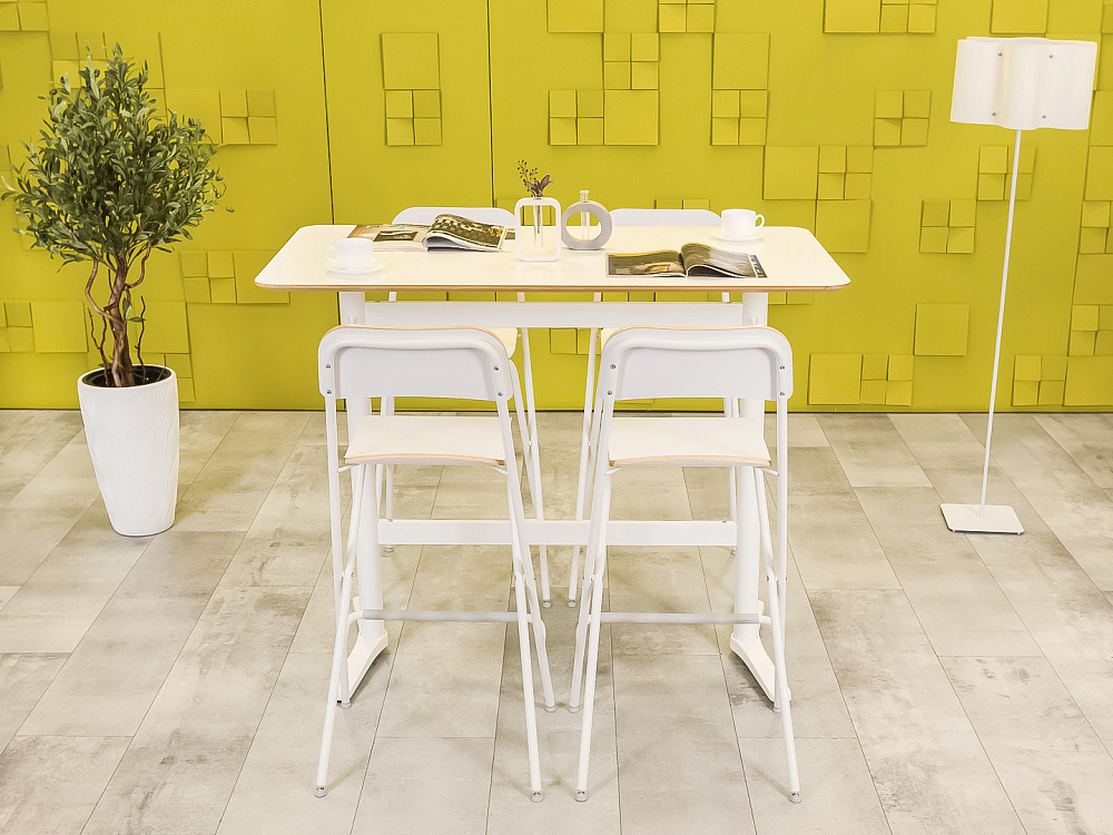 Обеденный стол IKEA ЛДСП Белый  СГПБ-20115