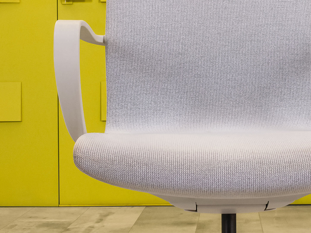 Офисное кресло для персонала на колесах MARICS W Profoffice Ткань Серый Италия_КПТС-300524