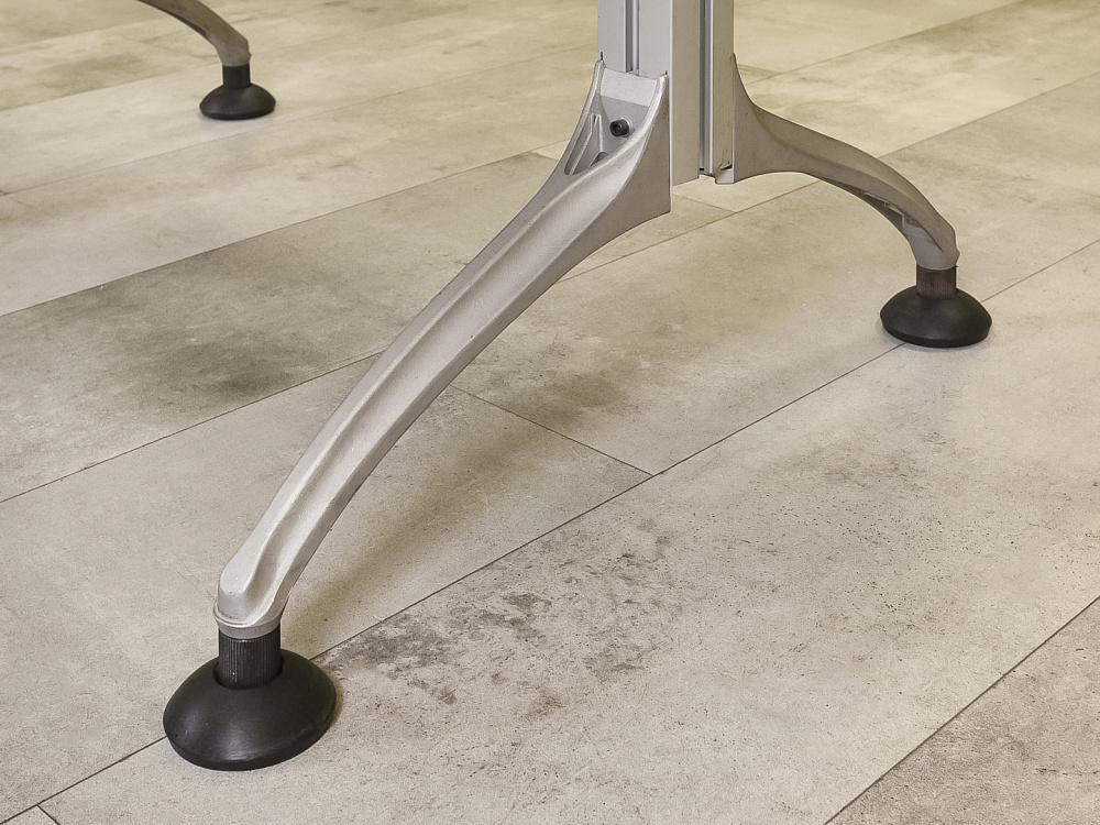 Офисный стол прямой FREZZA ЛДСП Серый Импорт  СППС-04125