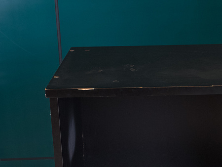 Шкаф для документов офисный 710x370x1230 Комбинированный ДСП Орех; Чёрный Россия_ШДКХ-081123