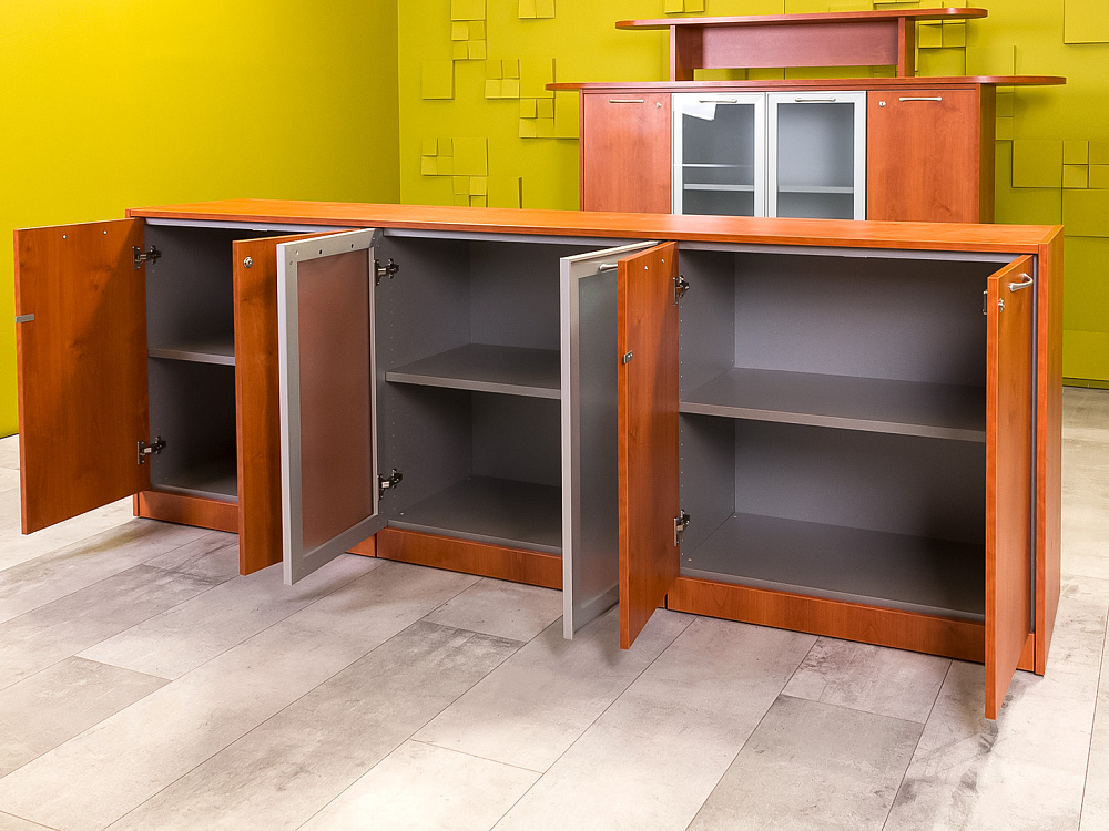 Кабинет руководителя Bosse Luxe Камбио ЛДСП Ольха Россия_КРЛ-291124