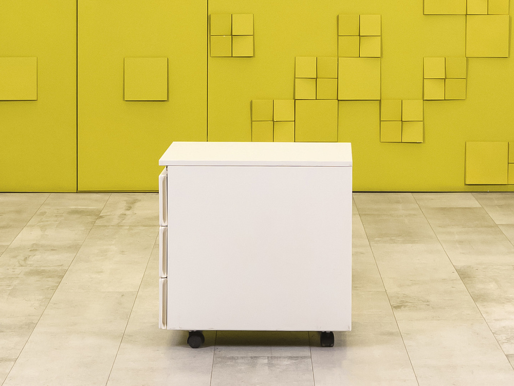 Офисная тумба выкатная Steelcase Металл Белый Франция  ТВ3ЯБ-12026