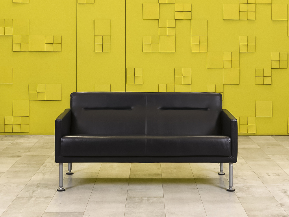 Комплект мягкой мебели Steelcase Кожа Чёрный Франция  ДНКЧК-06026
