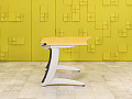 Офисный стол эргономичный Steelcase 1400x1000 ЛДСП Бук Франция_СПУВ-280923